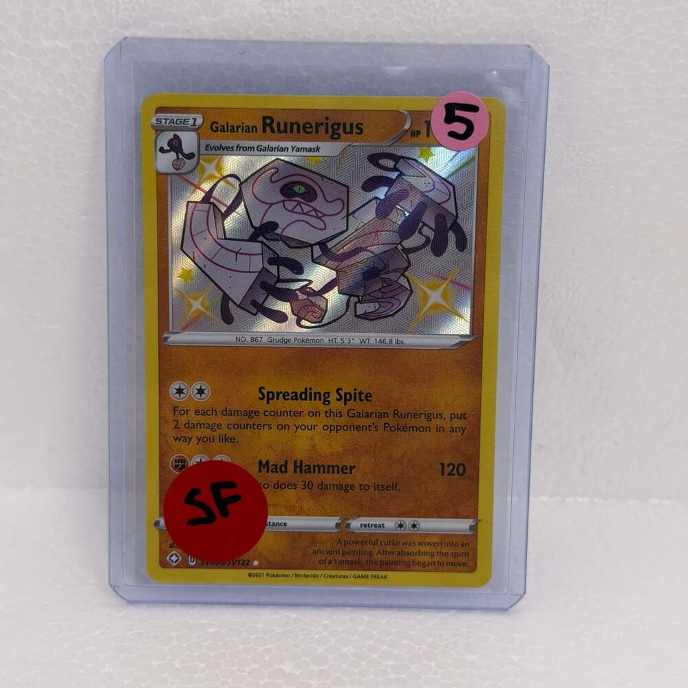 Galarian Runerigus - Shiny Vault - SV066/SV122 - Shining Fates Pokemon Card
